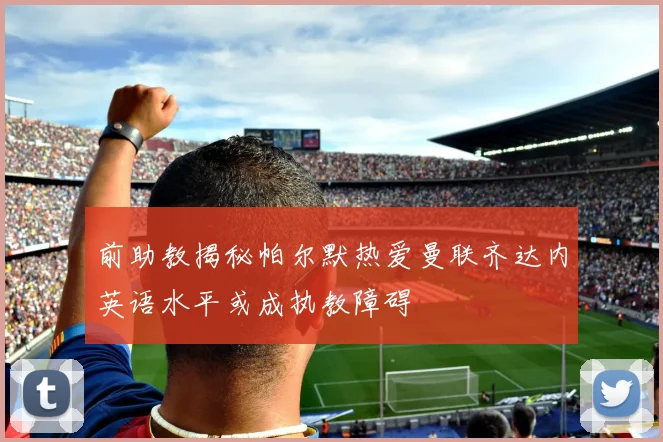前助教揭秘帕尔默热爱曼联齐达内英语水平或成执教障碍