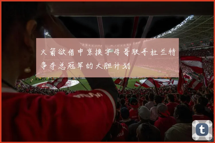 火箭欲借申京换字母哥联手杜兰特争夺总冠军的大胆计划